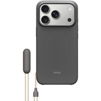 Beats - Étui Kickstand avec MagSafe et contrôle de caméra pour iPhone 17 Pro - Gris granit-Compatibilité avec l’iPhone 17 Pro