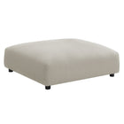 Modway - Solace Modulaire Tissu rembourré Ottoman - Lin-Ottoman carré modulaire