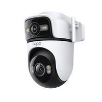 TP-Link - Caméra de sécurité extérieure à double objectif panoramique/inclinable Tapo C545D-Double objectif 2K 3MP