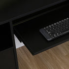 HOMCOM - Bureau d'ordinateur avec tiroirs - 57,1 po L x 19,7 po l x 29,5 po H - noir-Assemblage requis 