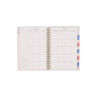 The Happy Planner - Planificateur daté Organized petit format 2026–2027 à double spirale - 7-1/2 po x 6-11/16 po - Palmiers rêveurs-Sa reliure à double spirale maintient les pages solidement en place