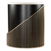 Zuo - Tova Table d’appoint - Multicolore-Dessus rond en marbre au style luxueux et intemporel