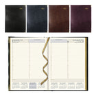 Brownline - 2027 agenda quotidien Executive avec reliure cousue – 10 3/4 po x 7 3/4 po – couleurs assorties – trilingue-12 mois: janvier 2027 à décembre 2027