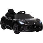 Qaba - Voiture électrique Maserati Gran Turismo sous licence 12V pour enfants - noir-Design Maserati Gran Turismo Folgore pour un jeu élégant et réaliste 