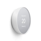 [PRÉVENTE] Google Nest Thermostat - neige-Vous pouvez modifier la température, ajuster votre programme et plus encore à partir de l'application gratuite Google Home. La télécommande et les notifications mobiles nécessitent une connexion Internet et une connexion Wi-Fi fonctionnelles. La commande vocale nécessite un appareil compatible