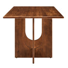 Modway - Rivian Rectangulaire 70 po Bois Table à manger, Noyer-Assemblée requise