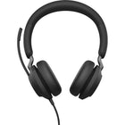 Jabra - Casque supra-auriculaire filaire mono USB-C Evolve2 40 SE avec câble d'extension - Unified-5
