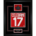 Frameworth - Macklin Celebrini numero de chandail Hockey Canada 2026 - impression encadree - 16" x 20"-Impression du numero de chandail Hockey Canada 2026 sous licence officielle mettant en vedette Macklin Celebrini