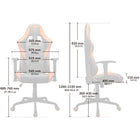 COUGAR - Chaise de jeu inclinable et pivotante Armor Elite - noir-Bouteille de levage de gaz classe 4