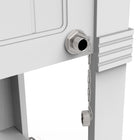 Permasteel - Glacière de patio style mobilier 80 pintes avec séparateur - blanche-Quatre roues pivotantes (dont deux verrouillables)