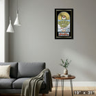Green Day Dookie Music Cover with Gold Vinyl - Impression encadree - 19" x 31"-Prêt à accrocher - livré entièrement assemblé