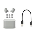 Sony - WF1000XM6, les meilleurs écouteurs véritablement sans fil avec réduction du bruit - Argent-Conception ergonomique et ajustement sûr – Conception ergonomique et ajustement sûr pour un confort et un style qui durent toute la journée