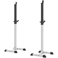 Soozier - Support De Squat Stable Et Réglable-Deux supports dans un ensemble  