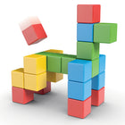 Geomag - Magicubes polychromes essayez-moi recyclé - Ensemble de 24-7
