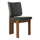 Modway - Alba Rembourrage sans bras Chaises de salle à manger Ensemble de 2 - Charbon de bois-6
