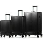 CHAMPS - Ensemble de bagages extensibles  3 pièces - à parois rigides Collection Fresh II - Noir-Materieau Polycarbonate