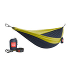 Grand Trunk - Double Deluxe Hamac double avec sangles - Marine universitaire / Chartreuse-Coutures renforcées à triple verrouillage pour une solidité accrue