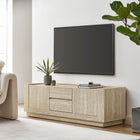 Modway - Hollis 59 po Travertin Meuble TV, Travertin-2 portes