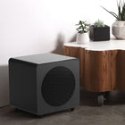 Kanto - Subwoofer de 8 po amplifié et scellé, 300 W - Noir mat-Filtre passe-bas 40 Hz - 120 Hz