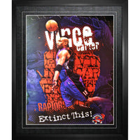 Vince Carter Toronto Raptors 16x20 Extinct This impression - Impression encadree - 20" x 22"-Qualité supérieure - 16x20 framed