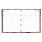 Blueline - Agenda Mensuel - 9 1/4 po H x 7 1/4 po l - Motif Floral - Bilingue-Section mots de passe