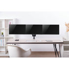 Uplite Support de Bureau Pour Triple Moniteurs Bras Ajustables Et Articulés, Pour 3 Ecrans de 17" - 27"-Installation facile - Le montage de votre moniteur est un processus simple avec des plaques VESA détachables. Nous fournissons tous les outils et le matériel nécessaires pour un assemblage facile