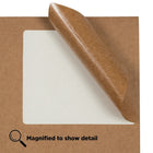 JAM Paper Étiquettes postales, 4 x 3 1/3 po, papier kraft brun, 6 par page, 240 par paquet-Taille des feuilles d’étiquettes : 8 1/2 x 11 po
