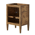 Modway - Elysian 24" Armoire de toilette de salle de bain (lavabo non inclus) - Brown-Construction en bois de manguier
