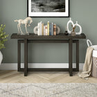 Hudson&Canal - Console Breslow 55" L - Brun aulne-Caractéristiques assemblage facile
