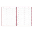 Brownline - 2027 agenda quotidien CoilPro – 10 po x 7 7/8 po – rouge-Calendrier courant et perpétuel