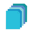 Astrobrights - Papier couleur - 8,5 x 11 po - Bleus galactiques - Paquet de 100-100 feuilles