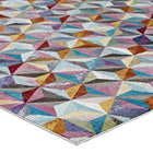 Modway - Arisa Mosaïque hexagonale géométrique Tapis 4 pi l x 6 pi L - Multicolore-Résistant aux taches / Facile à nettoyer