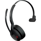Jabra - Casque sans fil mono USB-A Evolve2 55 Link380a avec support - Teams-Annulation active du bruit