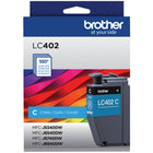 Brother - LC402 INKvestment Tank Cartouche d'encre cyan à rendement standard-Rendement jusqu'à 550 pages par cartouche à rendement standard