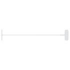 Garvey - Attaches standard 2 po - Polypropylene transparent - 75 par pince - Paquet de 5 000-Attaches standard transparentes pour une utilisation avec la plupart des tissus standard