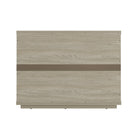 Manhattan Comfort - Table de nuit moderne Evelyn 32" à 3 tiroirs - Naturel-20 po L x 32 po l x 24 po H