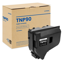 CET - Konica Minolta Bizhub 4050i/4750i/4700i/ 4051i/4751i/4701i TNP90/91 Cartouche de toner - Rendement Standard - Noir-Couleur: Noir