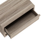 Manhattan Comfort - Table de nuit contemporaine Navis 32" à 2 tiroirs - Chêne naturel-Disponible en trois finitions polyvalentes : chêne naturel, gris charbon et chêne blanchi pour s’adapter à différents styles de décoration
