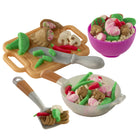 Play-Doh - Wok et Wonton, coffret de pâte à modeler-Rangement play-doh en forme de piment : 57 grammes (2 onces) de pâte à modeler Play-Doh verte sont fournis dans un pot refermable en forme de piment pour le jeu d'imitation