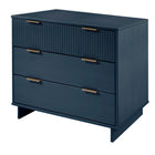 Manhattan Comfort - Granville commode moderne 37,8" - bleu minuit-Recommandé pour un téléviseur jusqu'à 35 pouces