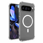 Blu Element - Étui DropZone Rugged avec aimants pour Pixel 10 Pro XL – Transparent-Coins renforcés à coussin d’air pour absorber les impacts