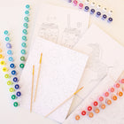Art 101 - Kit d'activités Peinture par numéro 99 pièces-Ce kit d'activités comprend 4 modèles de 8 pouces sur 10 pouces et 4 modèles de 5 pouces sur 7 pouces.