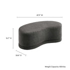 Modway - Nimbus 48" Rembourré Ottoman Bench - Distribution-Rembourrage en mousse dense