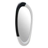 Zuo - Miroir Muna - Blanc/Noir-Suspension verticale uniquement
