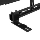 Kanto - Support universel pour barre sonore - Montage murale et au tél - Noir-Construction solide en acier avec finition durable revêtue de poudre