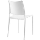 Modway - Hipster Fauteuil d’appoint de salle à manger Ensemble de 2 - Blanc-Pour un usage intérieur ou extérieur