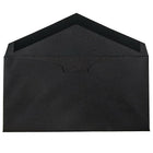 JAM Paper Enveloppes recyclées no 7,75, 3,88 x 7,5 po, lin noir, 500/paquet-Enveloppe en papier fini lin noir