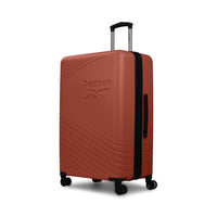 Reebok - Valise d'enregistrement rigide 30po de la collection Repetition - Rouge-Fabriqué en ABS/PC léger et résistant