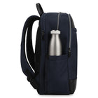Bugatti - Sac à dos professionnel de la collection Hudson pour ordinateur portable jusqu’à 15,6 po - Bleu marine-Poignée supérieure renforcée