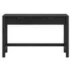 Hudson&Canal - Bureau Fern 48 po - Grain noir-Fabriqué à partir de matériaux MDF robustes avec une finition grainée noire artisanale